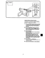 Предварительный просмотр 85 страницы Panasonic NVVX37A Operating Instructions Manual