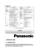 Предварительный просмотр 3 страницы Panasonic NX-GX7ENT Service Manual