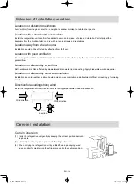 Предварительный просмотр 14 страницы Panasonic OCU-CR200VF5 Operating Instructions And Installation Instructions