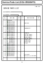 Предварительный просмотр 36 страницы Panasonic OCU-CR200VF5 Service Manual