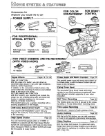 Preview for 4 page of Panasonic OmniMovie PV-530 Operating Instructions Manual