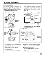 Preview for 19 page of Panasonic OmniMovie PV-800 Operating Instructions Manual