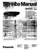 Panasonic Omnivision PV-4311 Service Manual preview