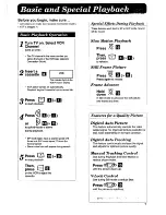 Предварительный просмотр 9 страницы Panasonic Omnivision PV-4425S Operating Instructions Manual