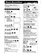 Предварительный просмотр 10 страницы Panasonic Omnivision PV-4425S Operating Instructions Manual