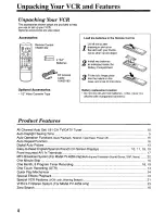 Предварительный просмотр 4 страницы Panasonic Omnivision PV-4609 Operating Instructions Manual