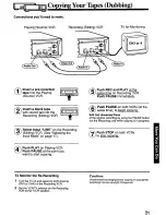 Preview for 21 page of Panasonic Omnivision PV-4617 Operating Instructions Manual