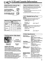 Предварительный просмотр 5 страницы Panasonic Omnivision PV-4625S User Manual