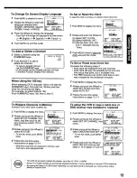 Предварительный просмотр 15 страницы Panasonic Omnivision PV-4625S User Manual