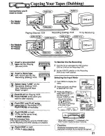 Предварительный просмотр 21 страницы Panasonic Omnivision PV-4625S User Manual