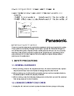 Предварительный просмотр 4 страницы Panasonic Omnivision PV-4651 Service Manual