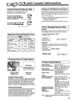 Предварительный просмотр 5 страницы Panasonic Omnivision PV-4657 Operating Instructions Manual