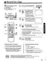 Предварительный просмотр 15 страницы Panasonic Omnivision PV-4657 Operating Instructions Manual