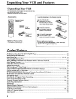 Предварительный просмотр 4 страницы Panasonic Omnivision PV-4662 Operating Instructions Manual