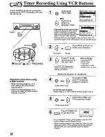 Предварительный просмотр 22 страницы Panasonic Omnivision PV-4662 Operating Instructions Manual