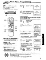 Предварительный просмотр 27 страницы Panasonic Omnivision PV-4662 Operating Instructions Manual