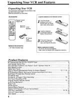 Preview for 4 page of Panasonic Omnivision PV-4663 Operating Instructions Manual