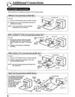 Предварительный просмотр 8 страницы Panasonic Omnivision PV-4664 Operating Instructions Manual