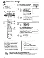 Предварительный просмотр 18 страницы Panasonic Omnivision PV-4664 Operating Instructions Manual