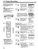 Предварительный просмотр 24 страницы Panasonic Omnivision PV-4664 Operating Instructions Manual