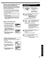 Предварительный просмотр 37 страницы Panasonic Omnivision PV-4664 Operating Instructions Manual