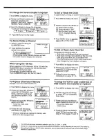 Предварительный просмотр 15 страницы Panasonic Omnivision PV-4666 Operating Instructions Manual