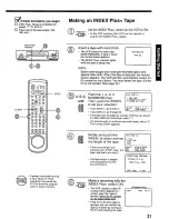 Предварительный просмотр 21 страницы Panasonic Omnivision PV-4666 Operating Instructions Manual