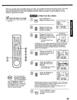 Предварительный просмотр 25 страницы Panasonic Omnivision PV-4666 Operating Instructions Manual