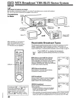 Предварительный просмотр 40 страницы Panasonic Omnivision PV-4666 Operating Instructions Manual