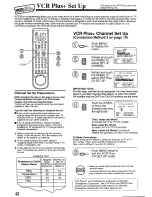 Предварительный просмотр 42 страницы Panasonic Omnivision PV-4666 Operating Instructions Manual