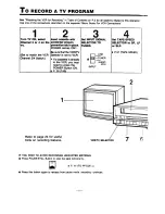 Предварительный просмотр 12 страницы Panasonic Omnivision PV-4760 Operating Instructions Manual