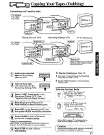 Preview for 17 page of Panasonic Omnivision PV-7200 Operating Instructions Manual