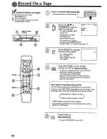 Предварительный просмотр 16 страницы Panasonic Omnivision PV-7451 Operating Instructions Manual