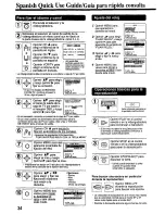 Предварительный просмотр 34 страницы Panasonic Omnivision PV-7451 Operating Instructions Manual