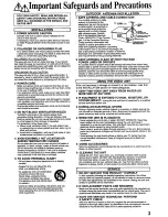 Предварительный просмотр 3 страницы Panasonic Omnivision PV-7452 Operating Instructions Manual