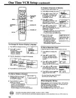 Предварительный просмотр 14 страницы Panasonic Omnivision PV-7452 Operating Instructions Manual