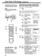 Предварительный просмотр 14 страницы Panasonic Omnivision PV-7660 Operating Instructions Manual