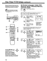 Предварительный просмотр 14 страницы Panasonic Omnivision PV-7661 Operating Instructions Manual