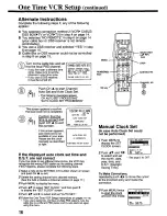 Предварительный просмотр 16 страницы Panasonic Omnivision PV-7661 Operating Instructions Manual