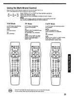 Предварительный просмотр 33 страницы Panasonic Omnivision PV-7661 Operating Instructions Manual