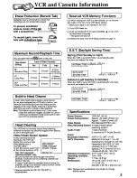 Предварительный просмотр 5 страницы Panasonic Omnivision PV-7662 Operating Instructions Manual