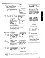 Предварительный просмотр 15 страницы Panasonic Omnivision PV-7664 Operating Instructions Manual