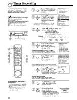 Предварительный просмотр 22 страницы Panasonic Omnivision PV-7664 Operating Instructions Manual