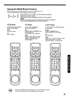 Предварительный просмотр 37 страницы Panasonic Omnivision PV-7664 Operating Instructions Manual