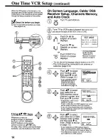 Preview for 14 page of Panasonic Omnivision PV-7665S Operating Instructions Manual