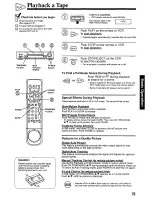 Preview for 19 page of Panasonic Omnivision PV-7665S Operating Instructions Manual