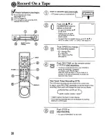 Preview for 20 page of Panasonic Omnivision PV-7665S Operating Instructions Manual