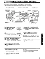 Preview for 27 page of Panasonic Omnivision PV-7665S Operating Instructions Manual