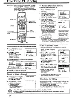 Preview for 14 page of Panasonic Omnivision PV-8200 Operating Instructions Manual