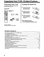 Предварительный просмотр 4 страницы Panasonic Omnivision PV-8400 Operating Instructions Manual